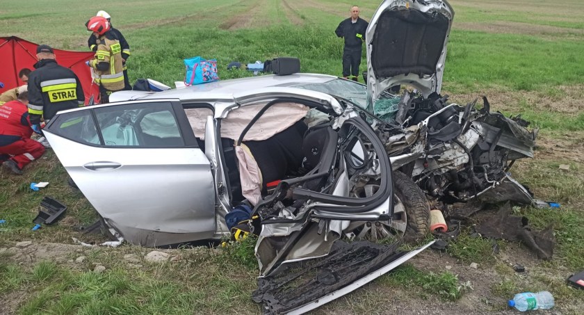 Zdjęcie : tragedia na drodze do Wrocławia