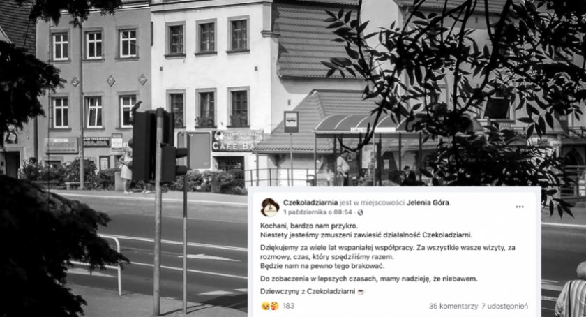 zdjęcie: Czekoladziarnia zawiesza działalność
