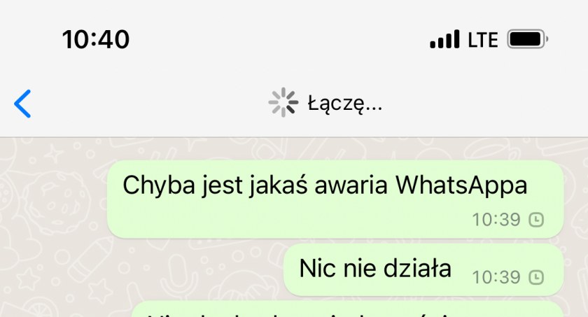 Zdjęcie: zrzut ekranu zaniepokojonego użytkownika