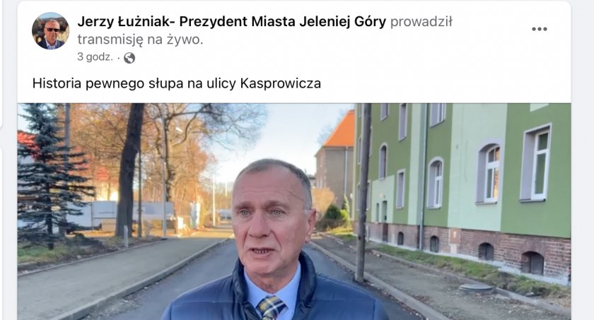 Zdjęcie: zrzut ekranu - transmisja na żywo prezydenta