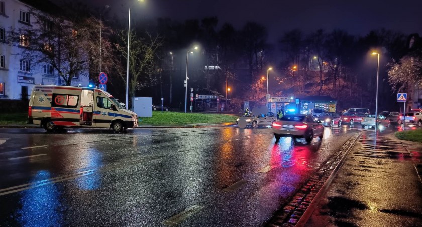 Zdjęcie: Potrącenie na przejściu dla pieszych na ulicy Drzymały