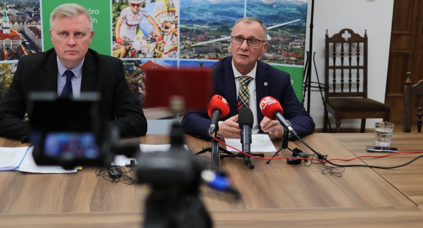 Zdjęcie: Konferencja prasowa prezydenta