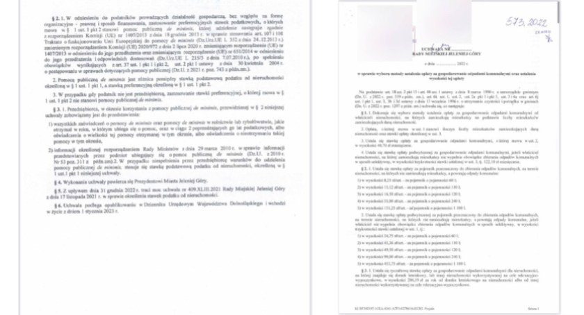 Zdjęcie: Projekty uchwał