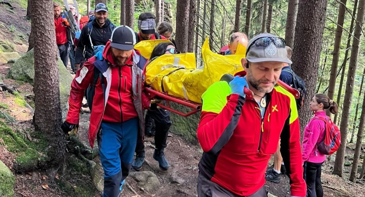 Interwencje, Intensywny Sudetach Zachodnich Ponad interwencji ratowników - zdjęcie, fotografia