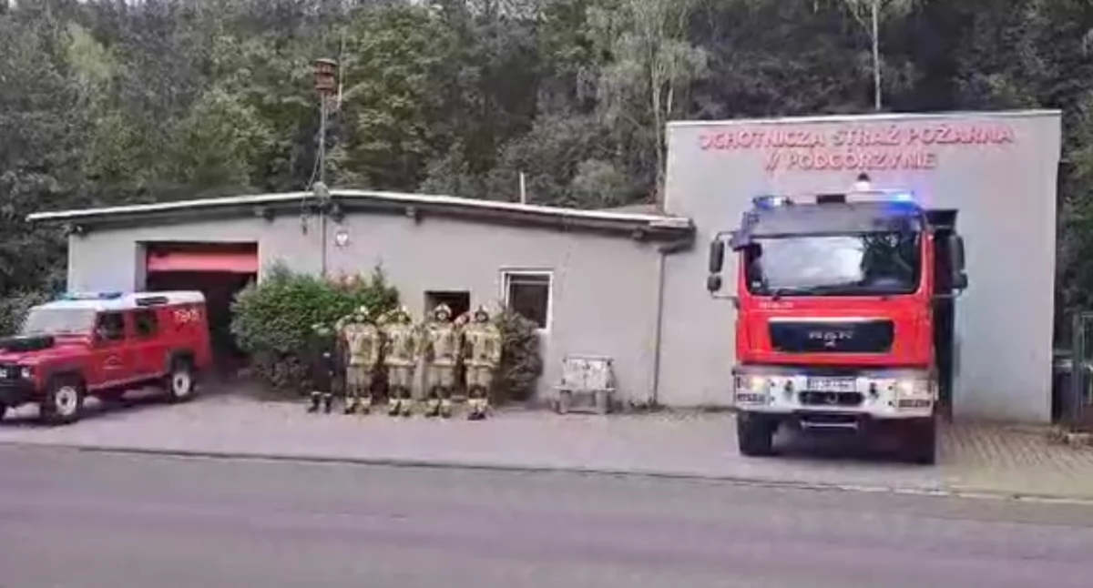 fot. zrzut ekran / OSP KSRG Podgórzyn