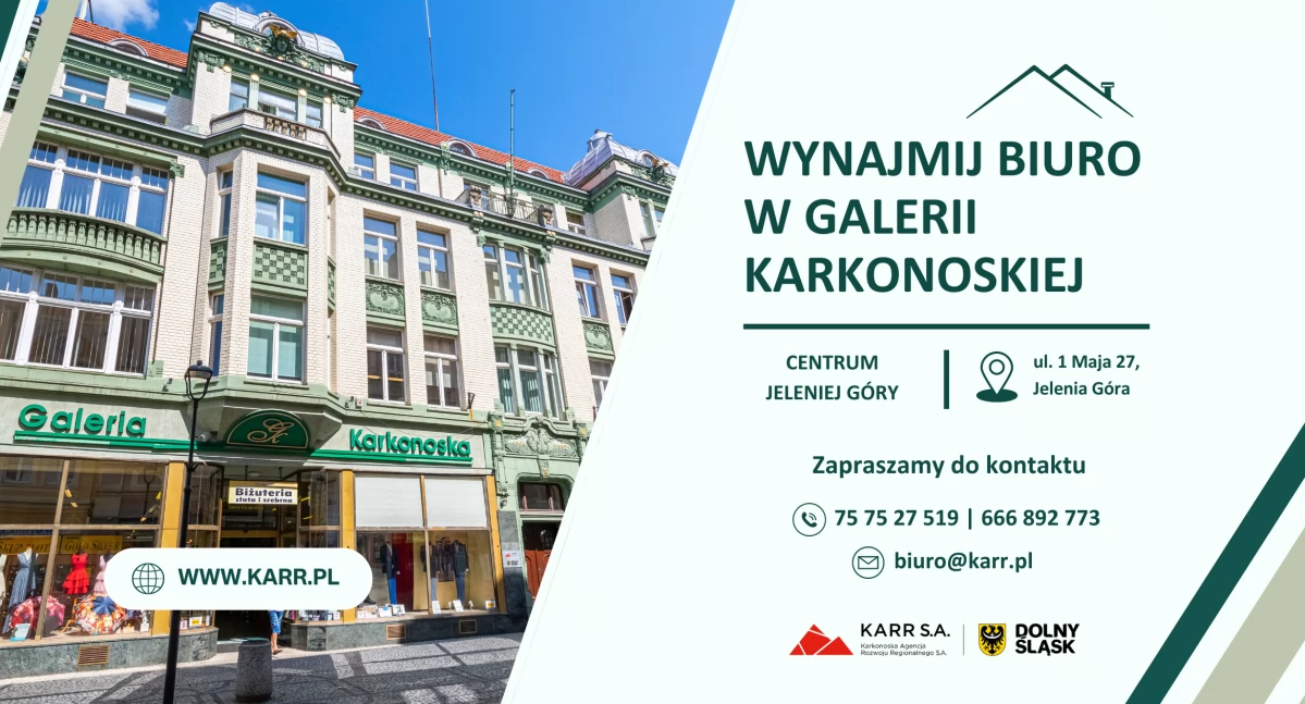 Usługi, Wynajmij biuro Galerii Karkonoskiej - zdjęcie, fotografia