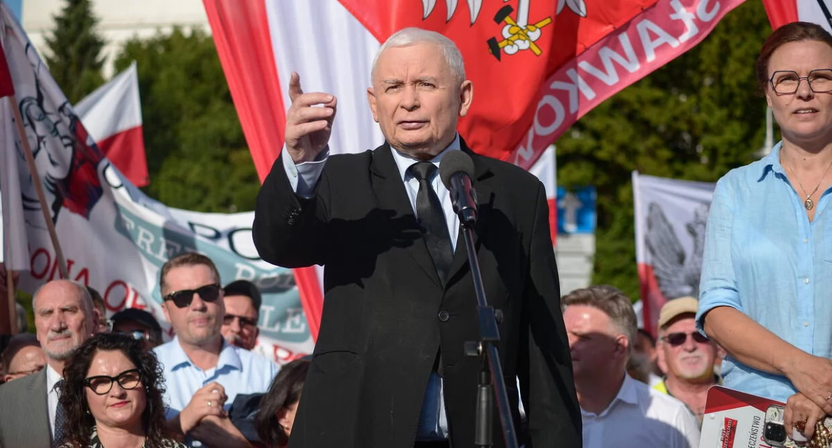 Prezes PiS Jarosław Kaczyński Fot. PAP/Marcin Obara
