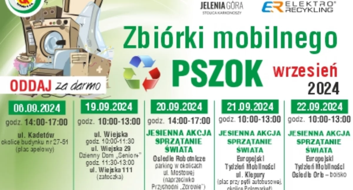 Ważne komunikaty, Mobilny PSZOK - zdjęcie, fotografia