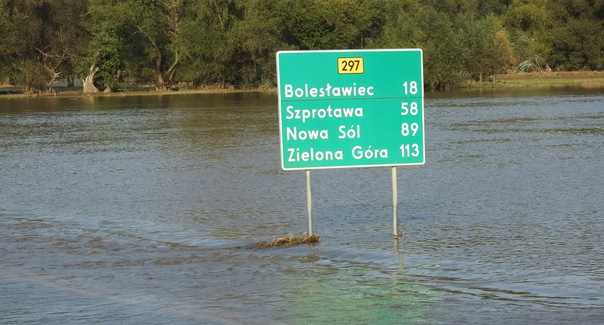 Ważne komunikaty, Droga Lwówka Śląskiego Bolesławca wciąż nieprzejezdna - zdjęcie, fotografia