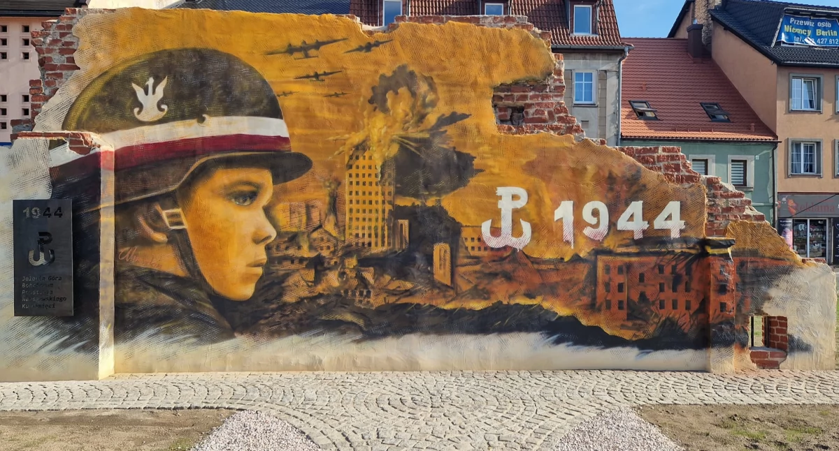 Ważne komunikaty, Jeleniogórski mural nagrodą Dumni Powstańców - zdjęcie, fotografia