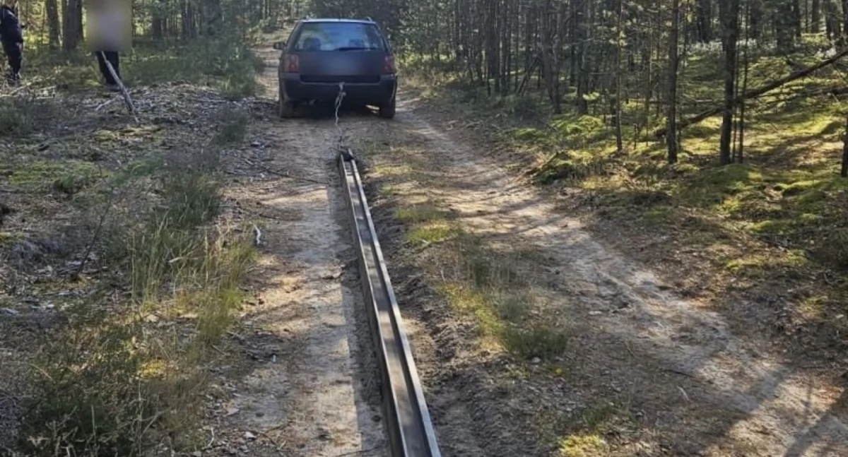 Kronika Kryminalna, Szyny kolejowe sprzedaż razem! Policja złapała złodzieja! - zdjęcie, fotografia