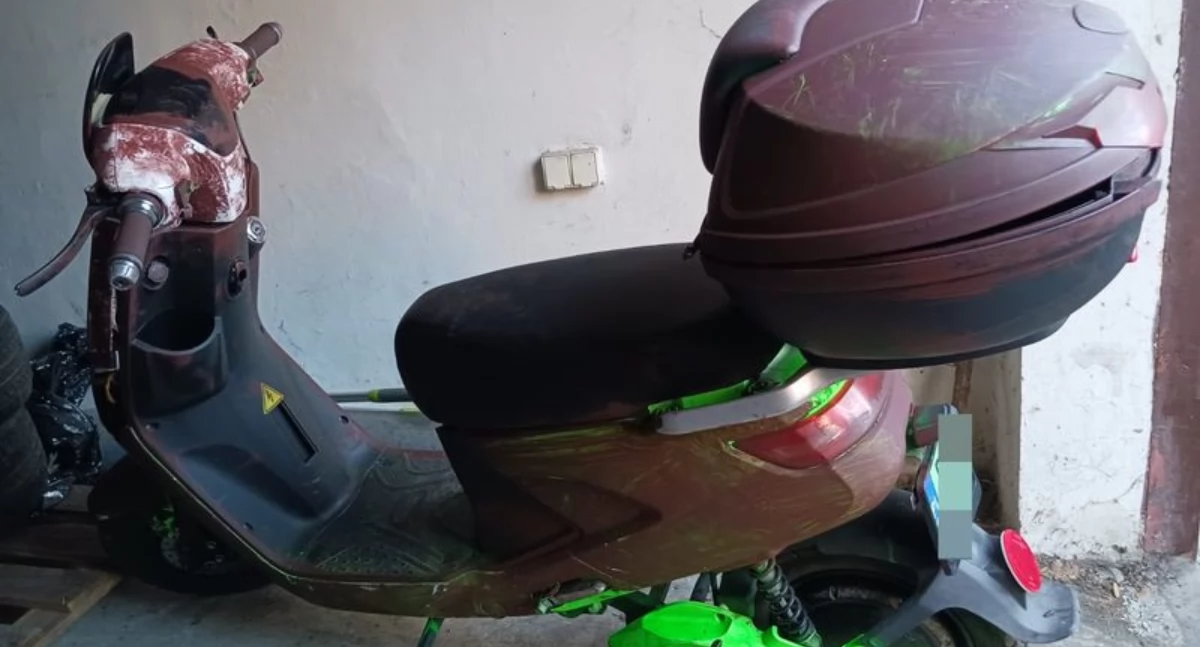 Kradzież, latkowi grozi więzienia kradzież elektrycznego skutera - zdjęcie, fotografia