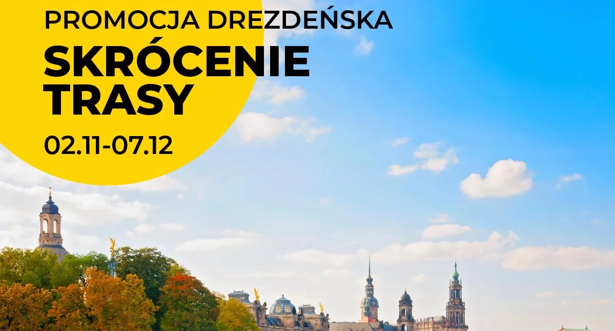 Komunikacja, Promocja Drezdeńska krótsza trasa - zdjęcie, fotografia