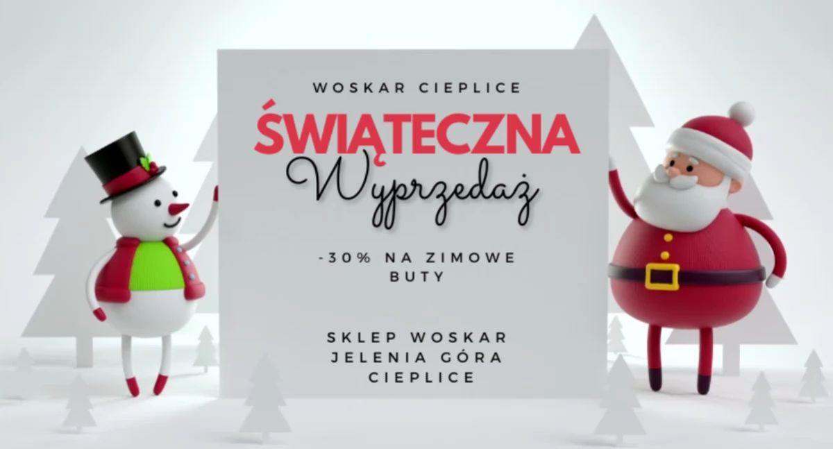Usługi, Świąteczna wyprzedaż obuwia Rieker sklepie Woskar Zyskaj nawet zniżki - zdjęcie, fotografia