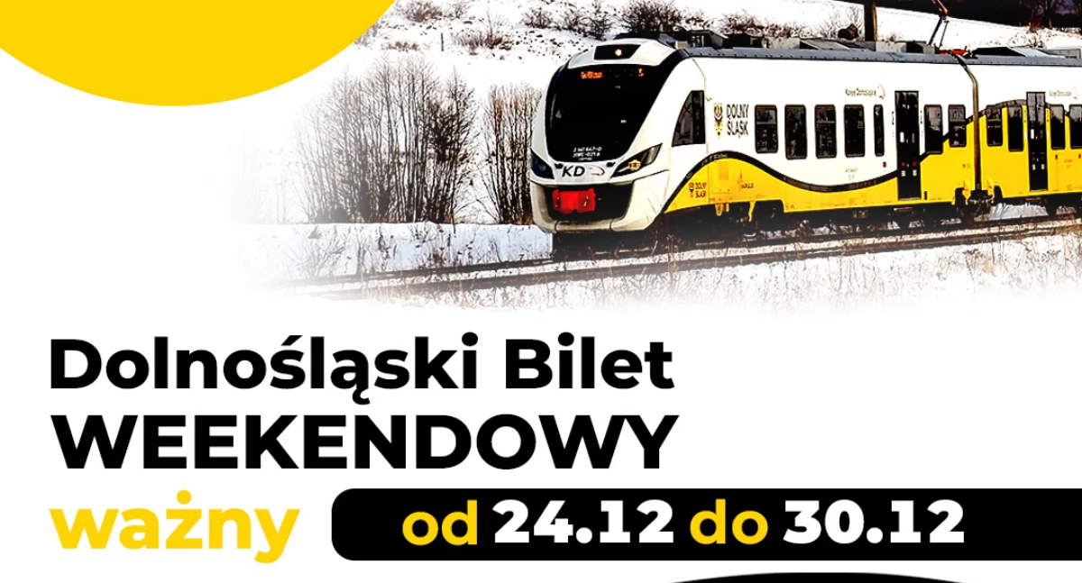 Komunikacja, Bilet weekendowy Kolei Dolnośląskich będzie ważny grudnia - zdjęcie, fotografia