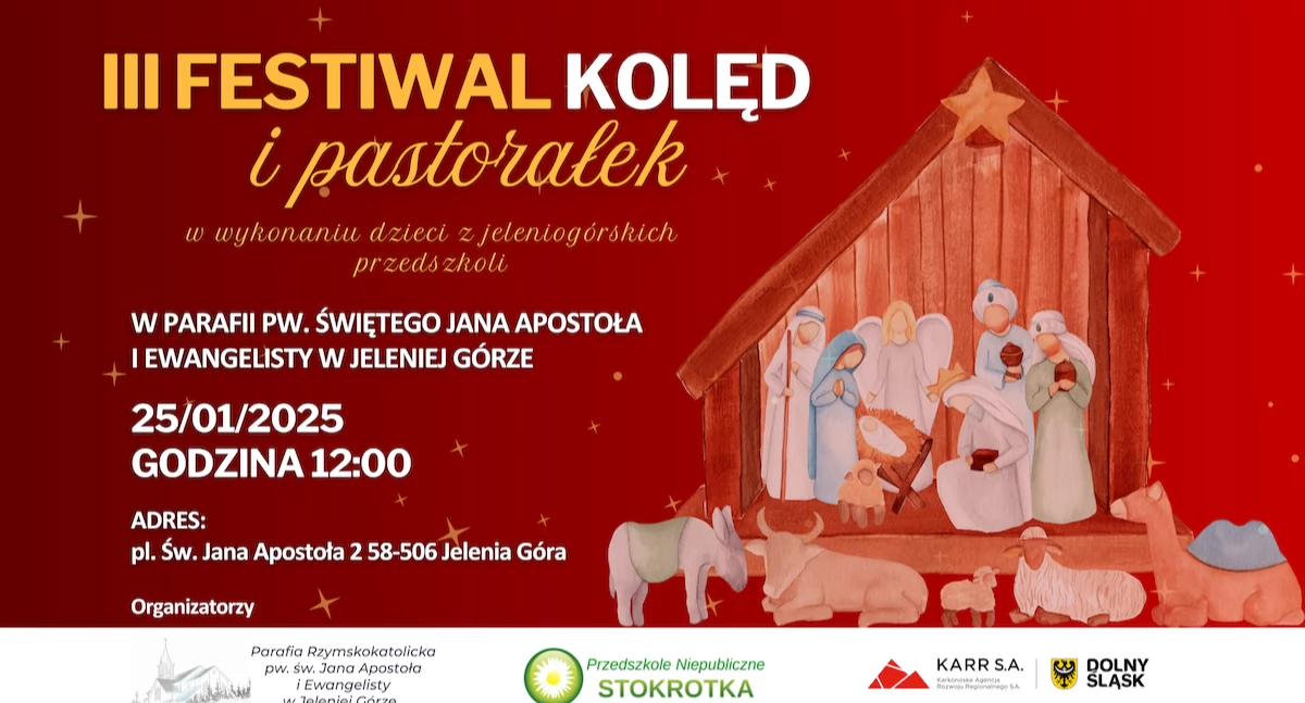Wydarzenia, Festiwal Kolęd Pastorałek wykonaniu dzieci jeleniogórskich przedszkoli - zdjęcie, fotografia