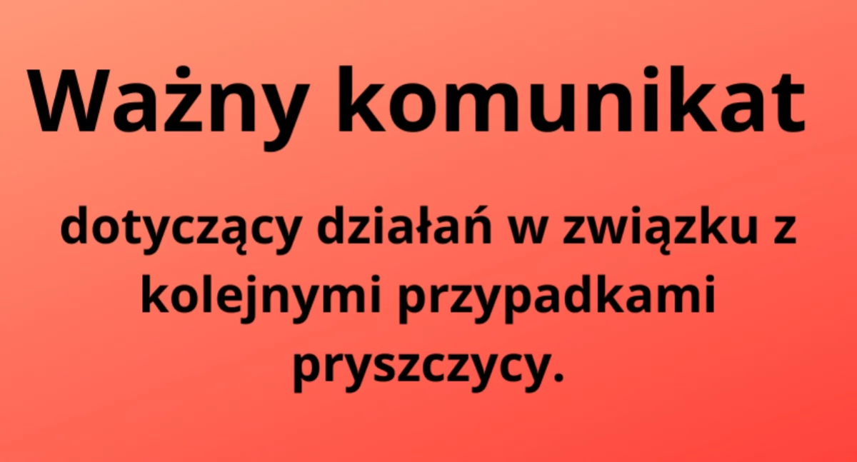 Ważne komunikaty, Działania Dolnym Śląsku związku przypadkami pryszczycy - zdjęcie, fotografia