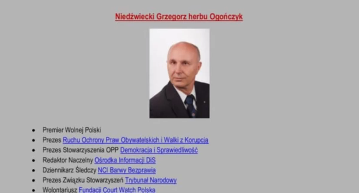 Ludzie, Grzegorz Niedźwiecki Jeleniej Góry kandydatem Prezydenta Rzeczpospolitej Polskiej - zdjęcie, fotografia