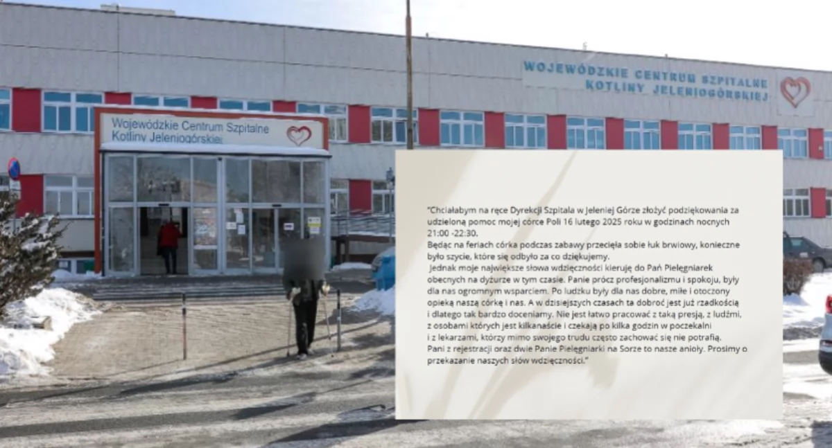 Poradnik Pacjenta, Miłe słowa podziękowania pielęgniarek wdzięcznej pacjentki - zdjęcie, fotografia