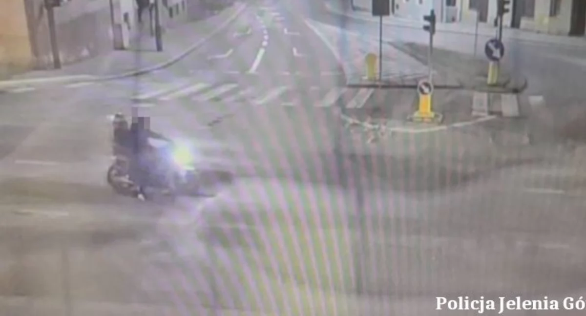 Komunikaty policji, Próbował uciec motocyklem zdarzeniu drogowym Grozi więzienia - zdjęcie, fotografia