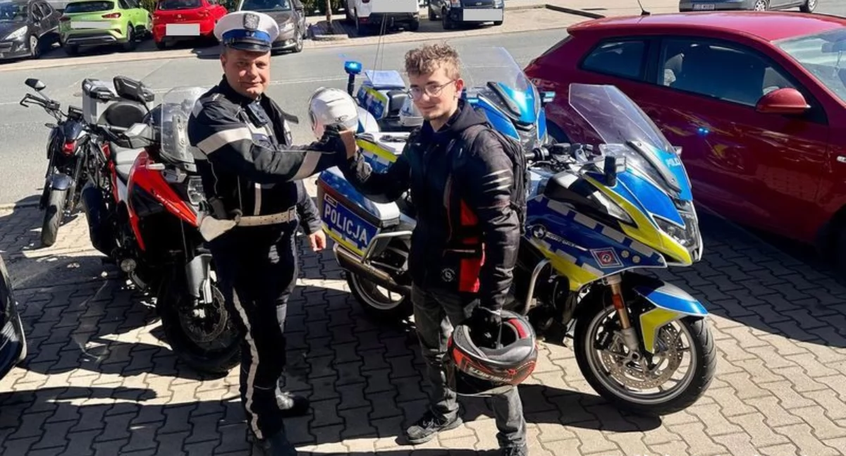 Komunikaty policji, Motocyklista podsumowanie policyjnych działań prewencyjnych - zdjęcie, fotografia