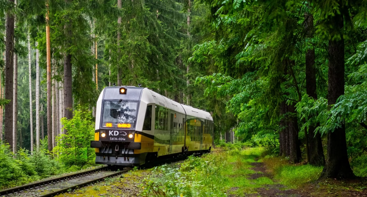 Komunikacja, Wielkanocny weekend Kolejami Dolnośląskim - zdjęcie, fotografia