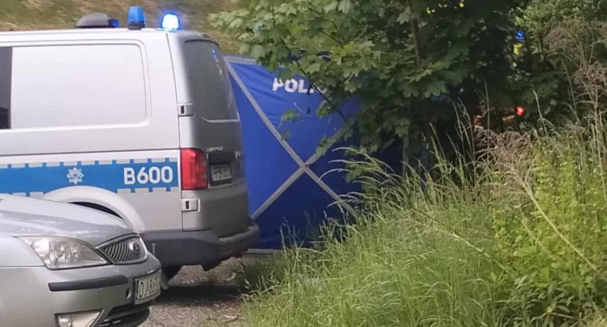 24jgora, Nagłe zasłabnięcie zakończone śmiercią Tragedia rejonie ulicy Spółdzielczej Jeleniej Górze - zdjęcie, fotografia