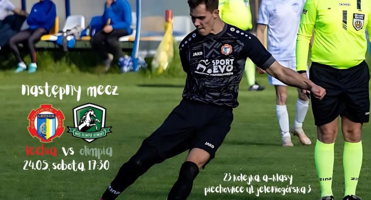 Piłka nożna, klasy sobotę! Lechia Piechowice podejmuje Olimpię Kowary - zdjęcie, fotografia