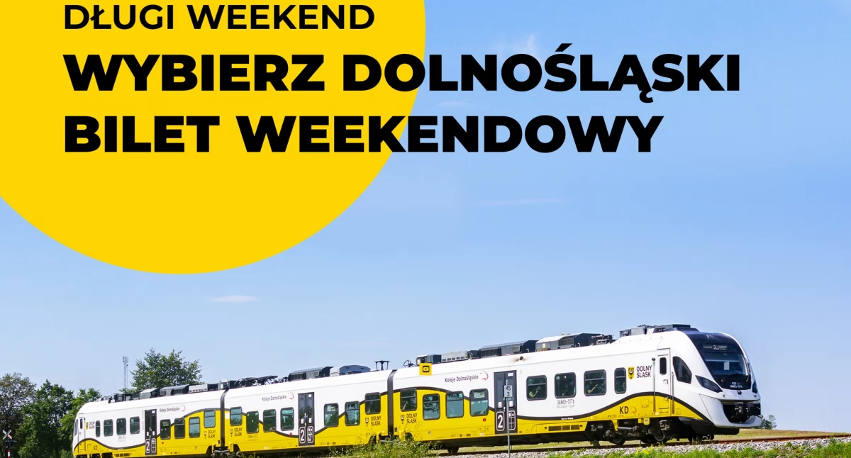 Komunikacja, Dolnośląski Bilet Weekendowy długi weekend - zdjęcie, fotografia