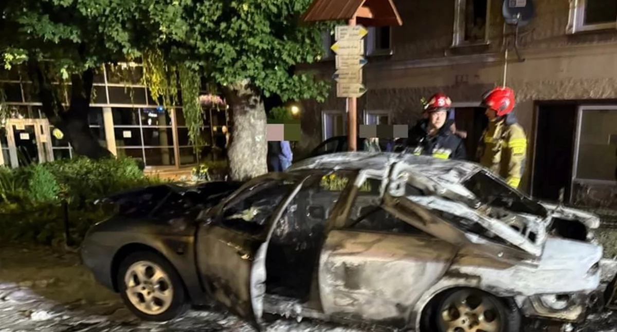 Komunikaty policji, Chciał obejść orzeczenie sądu paląc własne pojazdy Teraz grozi więzienie - zdjęcie, fotografia
