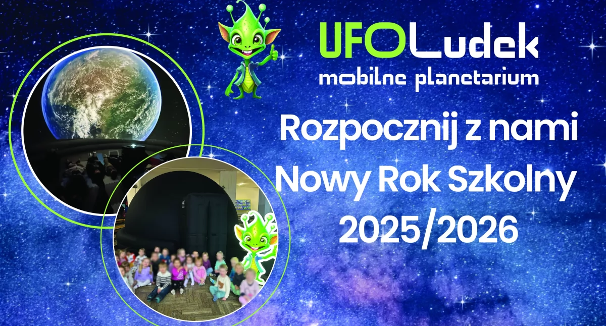 Edukacja, Ufoludek jedyne mobilne planetarium Jeleniej Górze Dzieci zachwycone nauczyciele wrażeniem - zdjęcie, fotografia