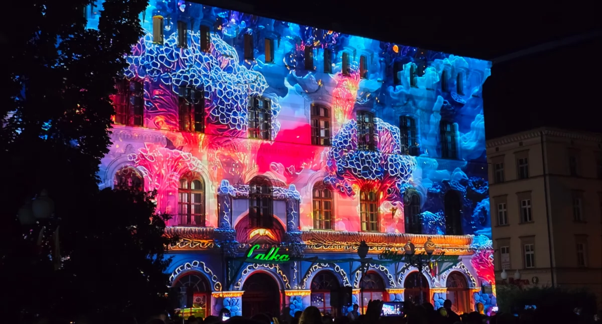24jgora, Magia światła muzyki Cieplicach pierwszy dzień Festiwalu WONDERLAND - zdjęcie, fotografia