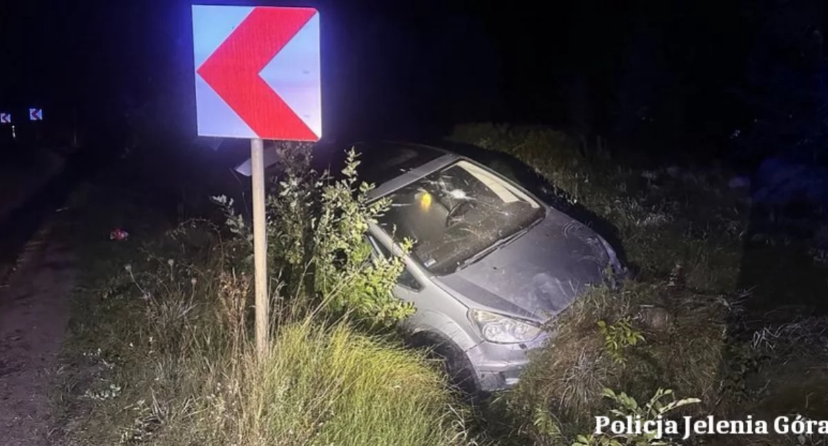 Wypadki drogowe, Pijany latek wjechał autem grozi więzienia - zdjęcie, fotografia