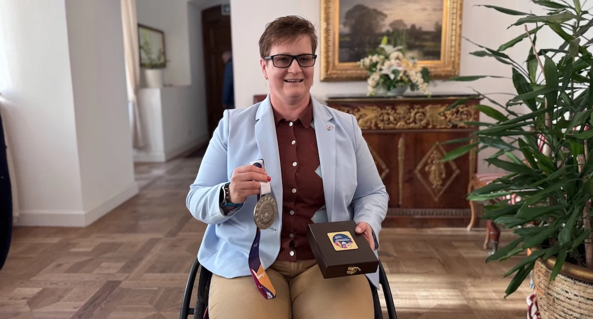 Ludzie, Lucyna Kornobys wróciła kolejnym medalem Mistrzostw Świata - zdjęcie, fotografia