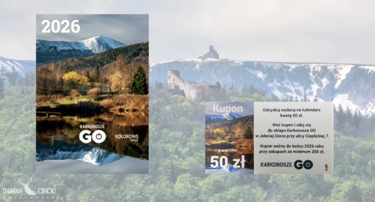 Usługi, kalendarz Karkonosze odbierz kupon Rieker - zdjęcie, fotografia
