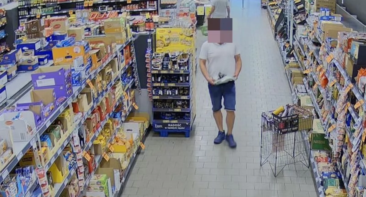 Kradzież, Zatrzymany serię kradzieży sklepowych poszukiwany działał recydywie - zdjęcie, fotografia