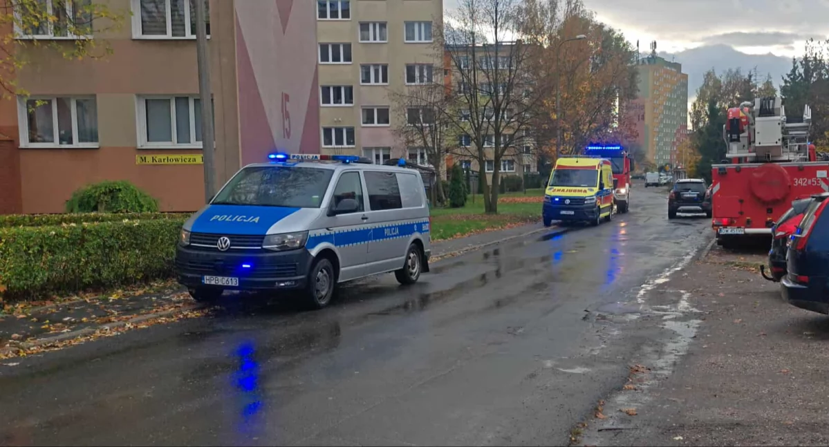 Interwencje, Seniorka groziła wysadzi budynek Trafiła szpitala Bolesławcu - zdjęcie, fotografia
