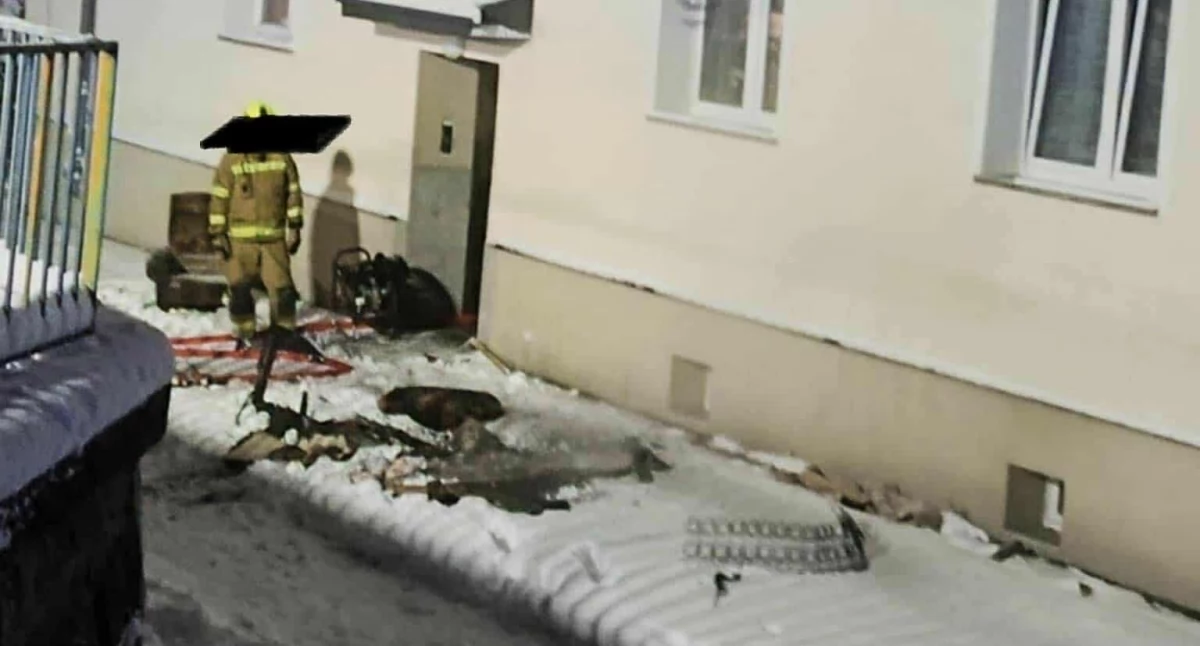 Pożary, Tragedia Kowarach Mężczyzna zginął płomieniach - zdjęcie, fotografia