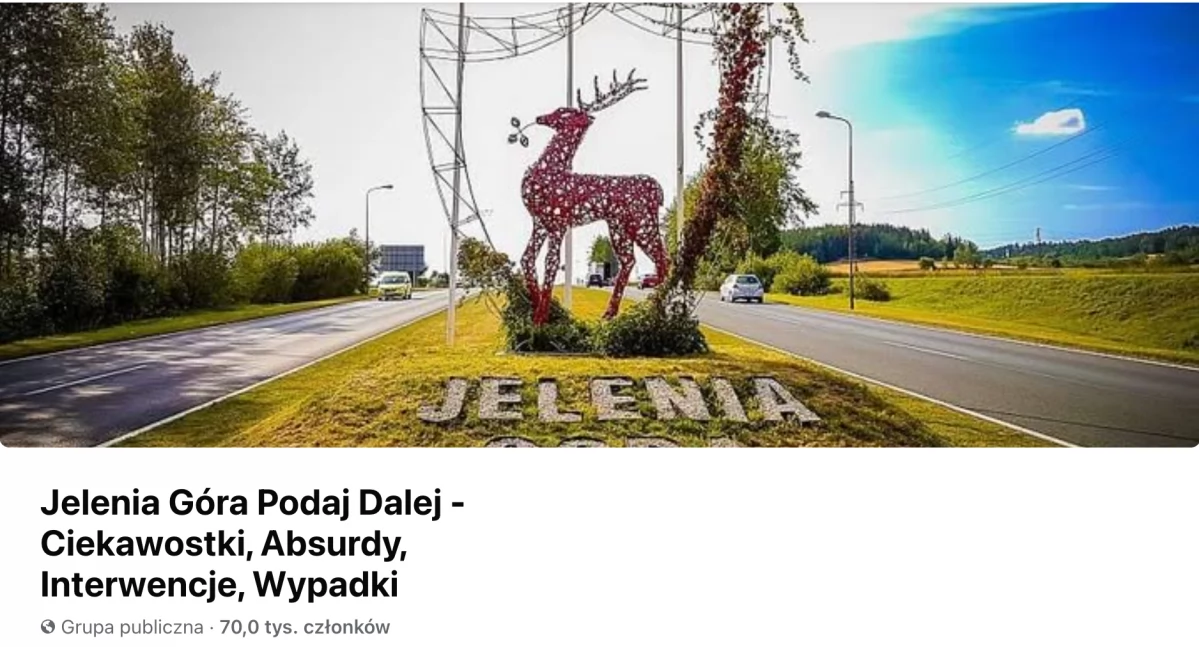 Ważne komunikaty, Najlepsza jeleniogórska grupa Facebooku użytkowników - zdjęcie, fotografia