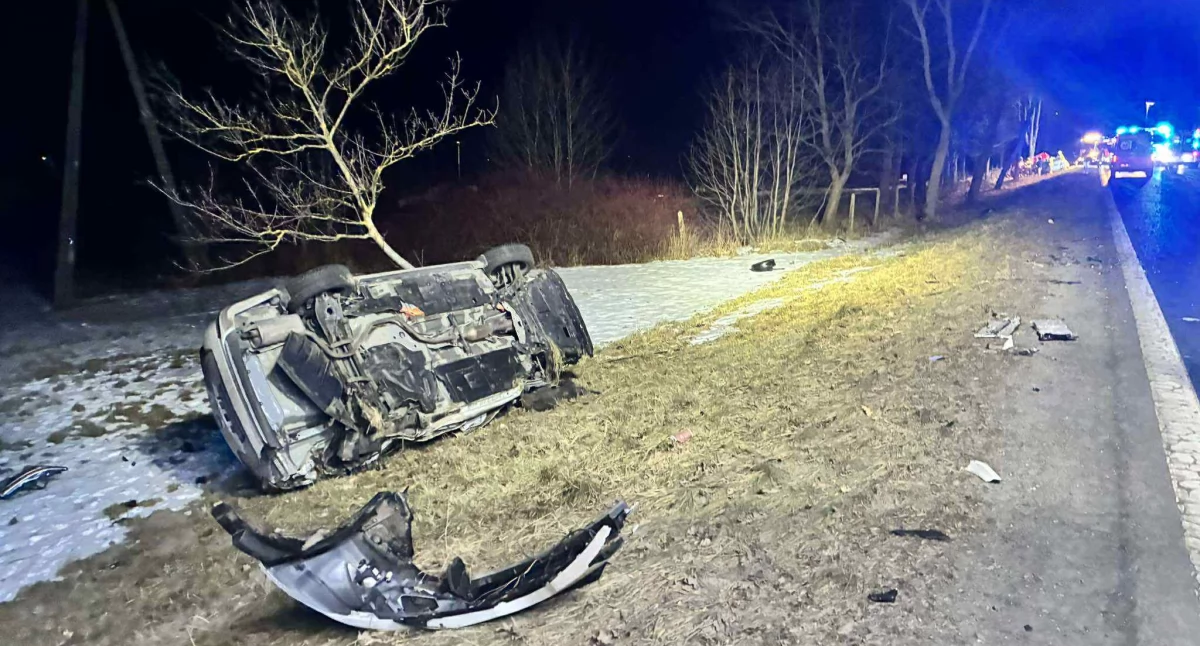 Wypadki drogowe, Tragiczny wypadek Mysłowie Jednej osoby pomimo reanimacji udało uratować - zdjęcie, fotografia
