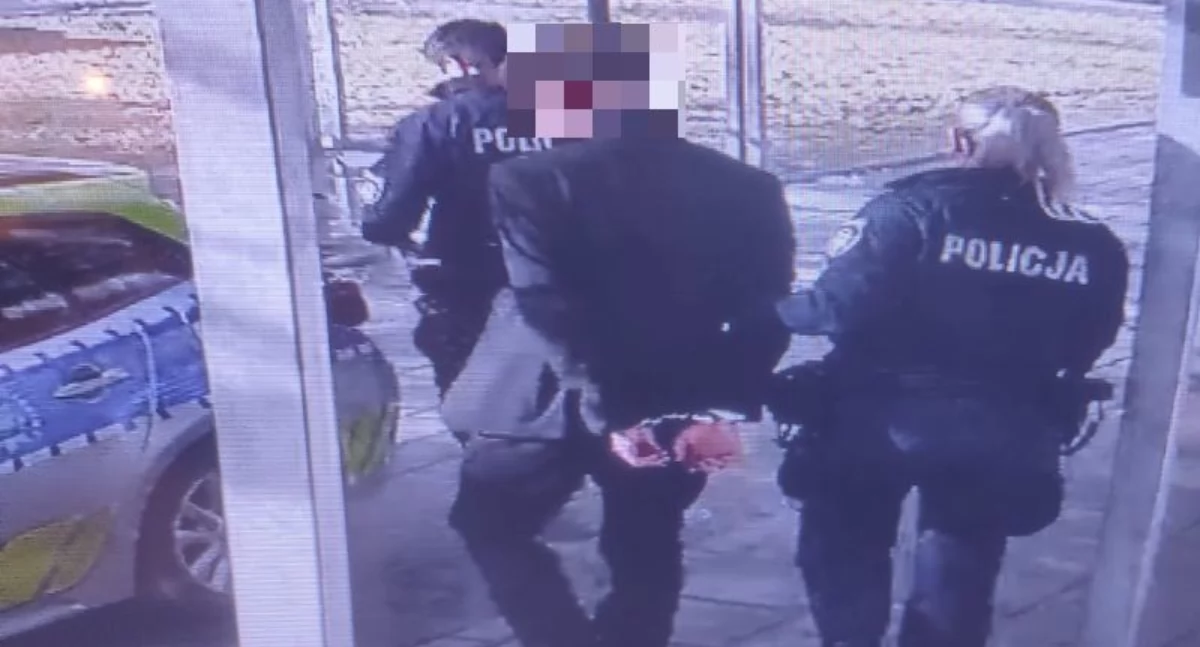 Komunikaty policji, Pijany agresor studniówce komunikat policji - zdjęcie, fotografia