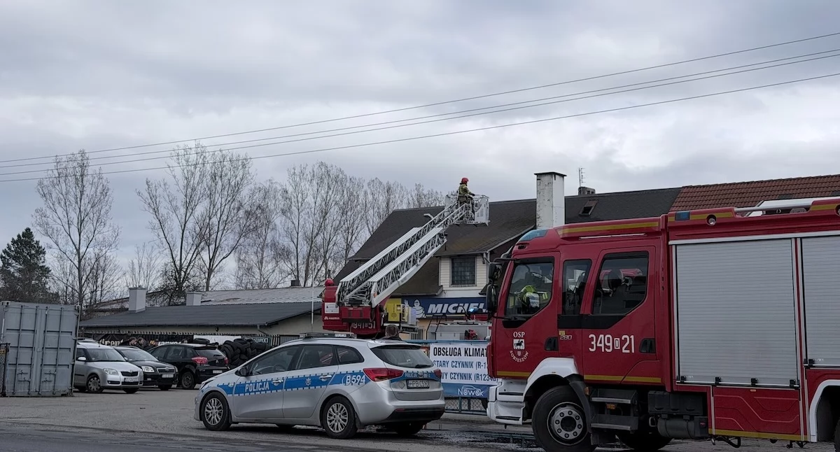 Pożary, Pożar zakładzie wulkanizacyjnym ulicy Cieplickiej - zdjęcie, fotografia