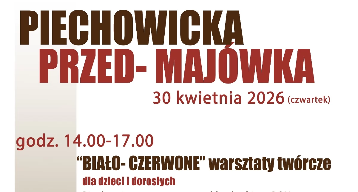 Wydarzenia, Piechowicka Przed Majówka Spotkanie historią miasta kwietnia - zdjęcie, fotografia