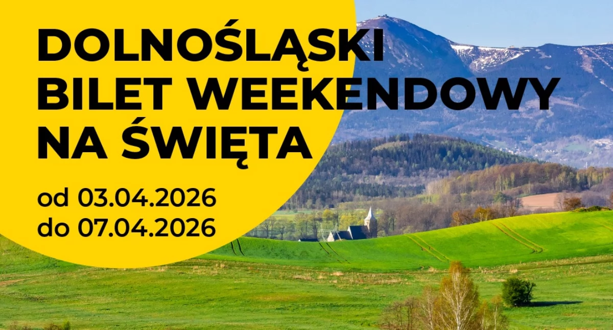 Komunikacja, Dolnośląski Bilet Weekendowy Wielkanoc - zdjęcie, fotografia