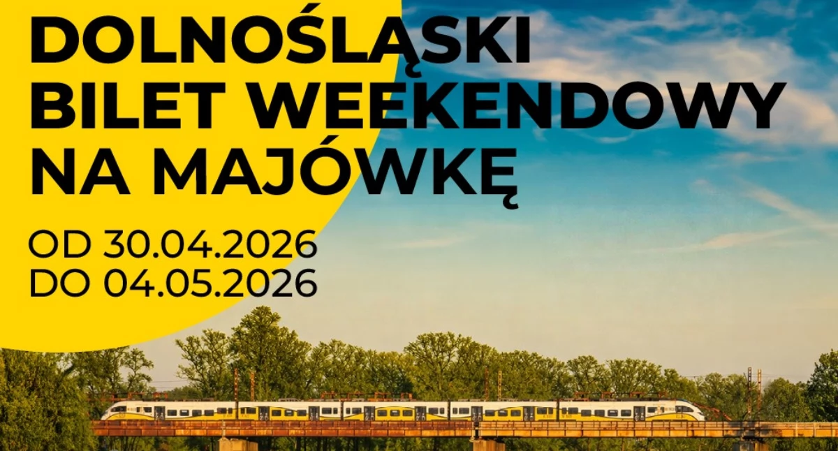 Komunikacja, Majówka torach Koleje Dolnośląskie wydłużają bilet weekendowy - zdjęcie, fotografia