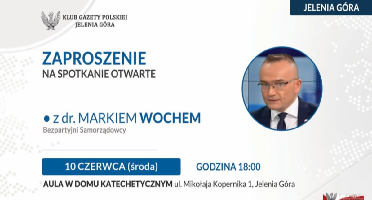 Wydarzenia, Marek spotka mieszkańcami Jeleniej Góry - zdjęcie, fotografia