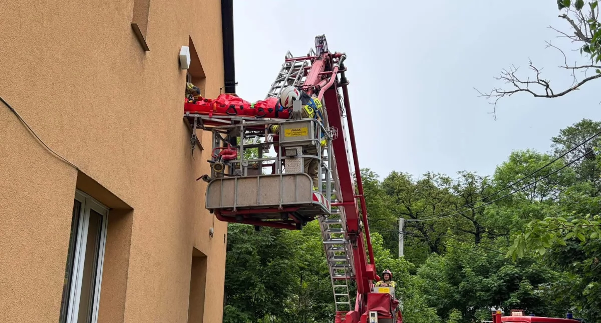 Interwencje, Współpraca która ratuje życie Służby przeprowadziły wymagającą ewakuację - zdjęcie, fotografia