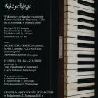 Koncert w 65. rocznicę śmierci Ludomira Różyckiego
