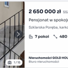 fot. zrzut ekranu z serwisu sprzedażowego OTODOM