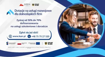 Dotacje dla dolnośląskich firm na usługi rozwojowe
